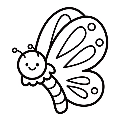 borboletas para colorir para imprimir e colorir - imagem 11